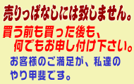 売りっぱなしには致しません