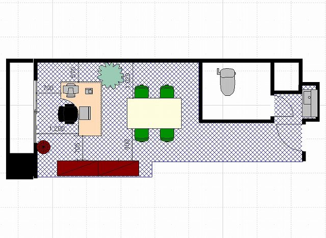 小1平面図