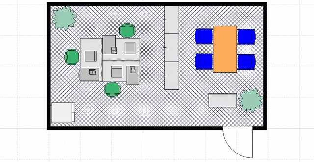 おまかせコース平面図