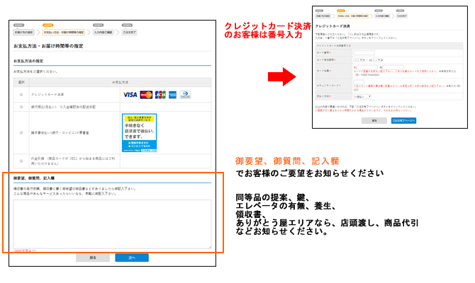 お支払い方法をお選びください