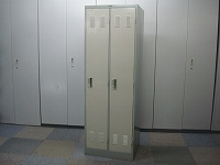 ロッカー2人用 ナイキ グレー