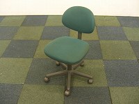 OAチェア肘無 コクヨ グリーン