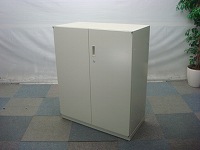両開きキャビネット 生興 ニューグレー
