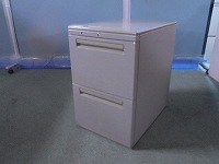 ワゴン2段 オカムラ グレー