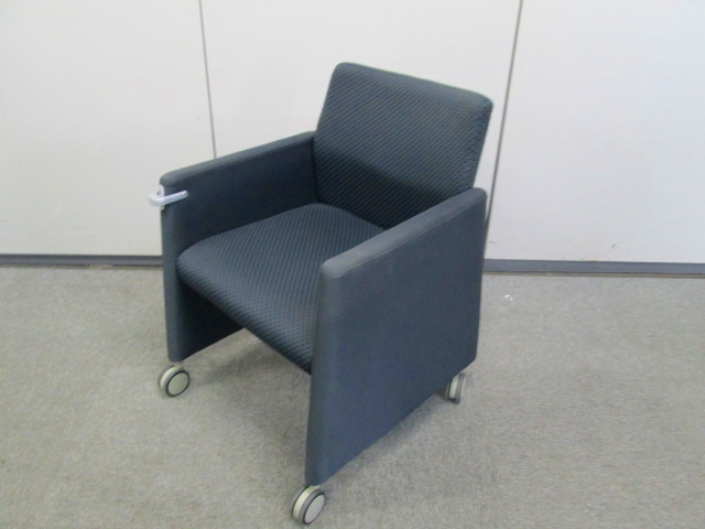 応接ソファ1人用 オカムラ グレー