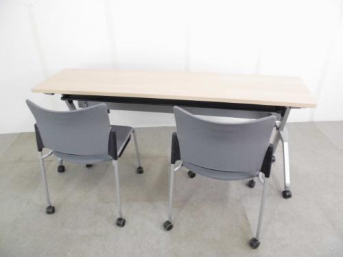 フォールディングテーブル+カートチェア2脚セット