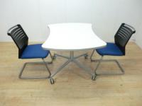 会議テーブル+ナイキ ミーティングチェア 2脚セット