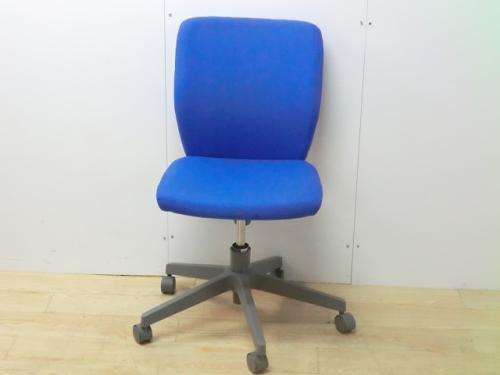 チェロ 【コクヨ】 ブルー オフィスチェア 肘無