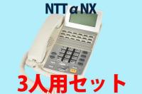 【3台セット】 ビジネスフォン NTTαNX