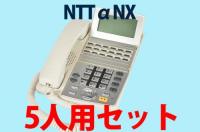 【5台セット】 ビジネスフォン NTTαNX