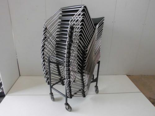 スタッキングチェア20脚セット 【専用台車付き】 | 中古オフィス家具 スタッキングチェア20脚セット 【専用台車付き】 | 中古オフィス家具