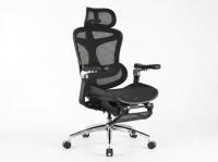 【新品】 C300 PRO オフィスチェア SIHOO メッシュ ブラック フットレスト付き