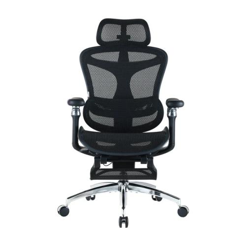 【新品】 C300 PRO オフィスチェア SIHOO メッシュ ブラック フットレスト付き