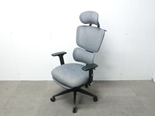 OAチェア肘有 / ライトグレー / 【新品】