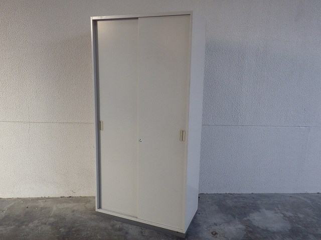 引き違いキャビネット ウチダ ニューグレー