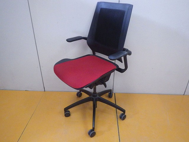 OAチェア 肘有 KOPLUS bodyflex レッド