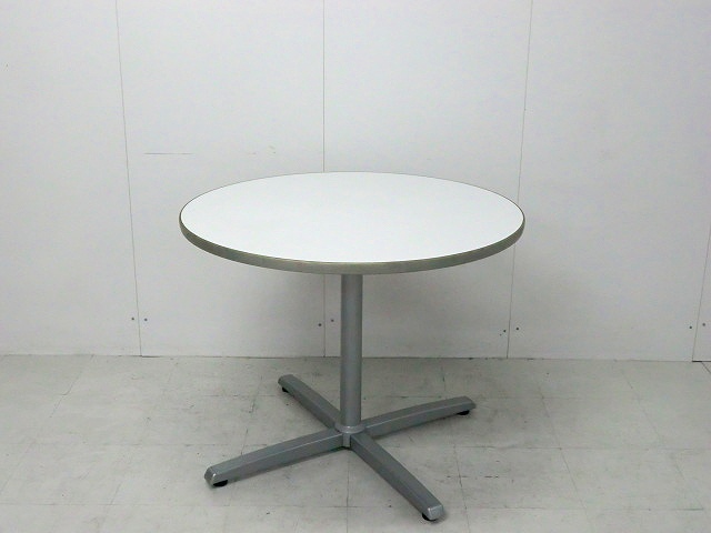 丸テーブル  ( オカムラ )  ホワイト /