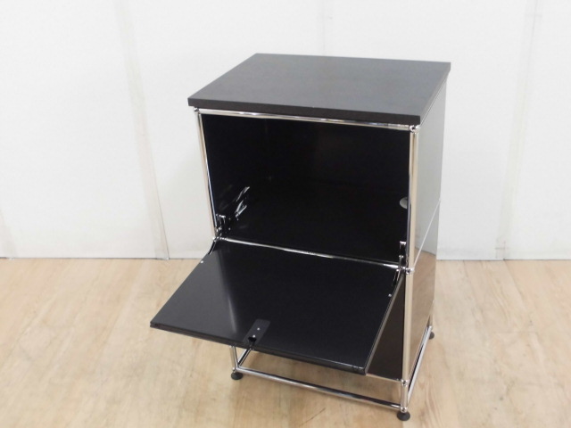電話台 (USMハラー) / ブラック | 中古オフィス家具通販の