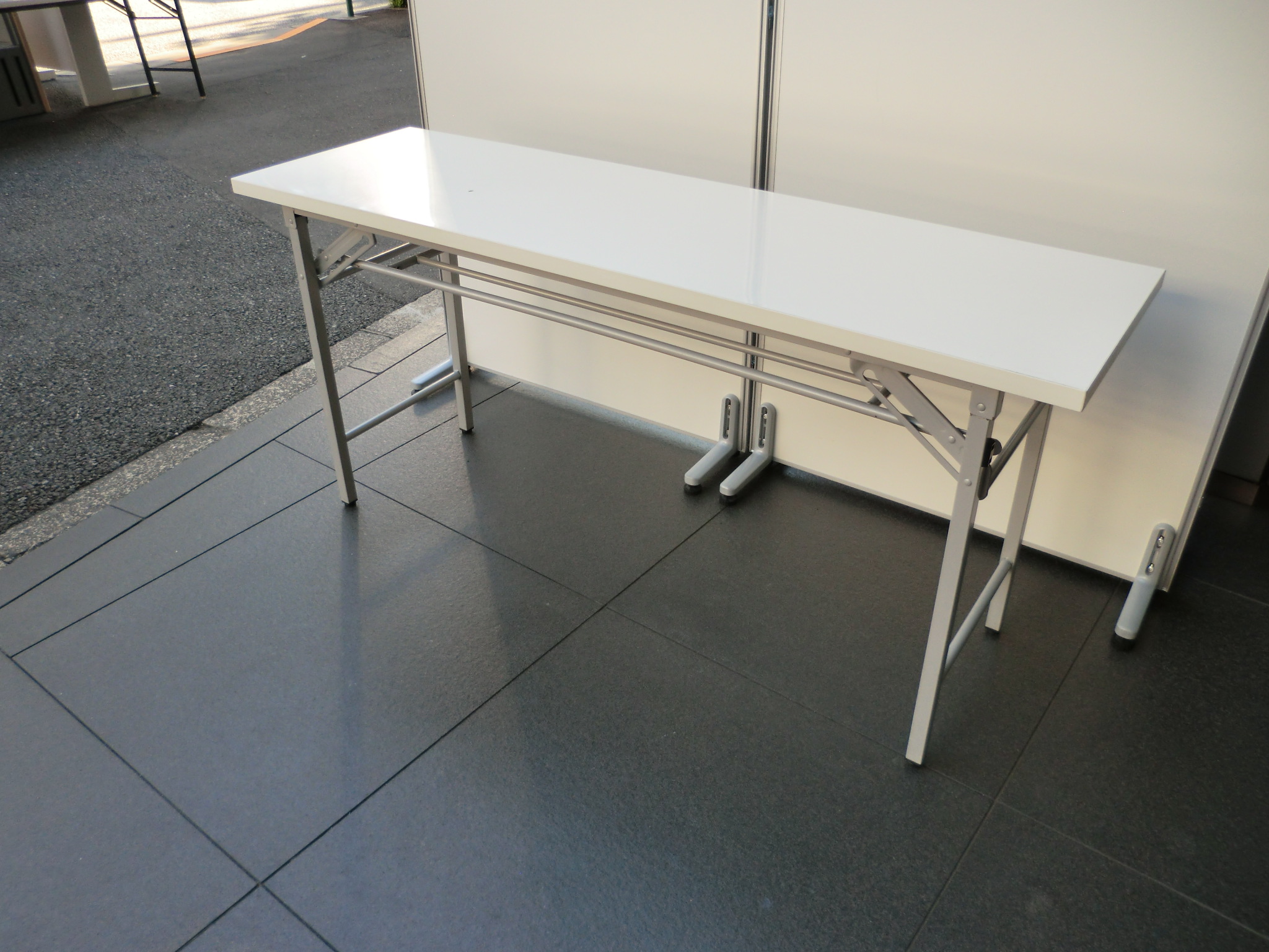 折り畳みテーブル/ホワイト