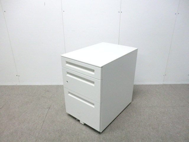 イナバ / ホワイト / 【中古】 3段ワゴン