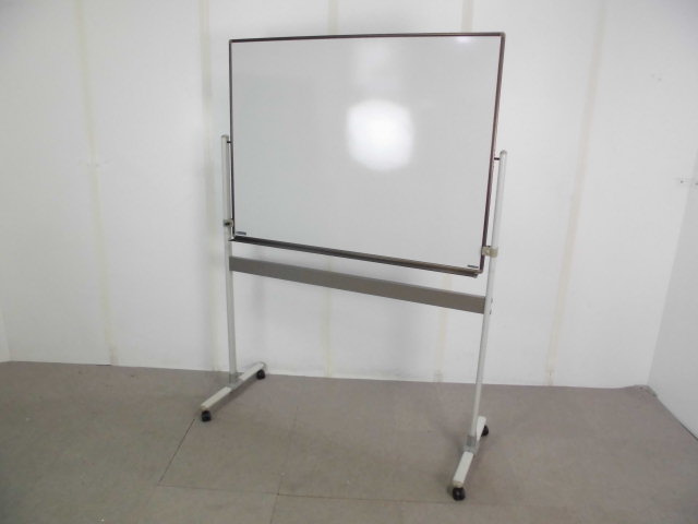 ライオン/ホワイト/ホワイトボード脚付き/【中古】