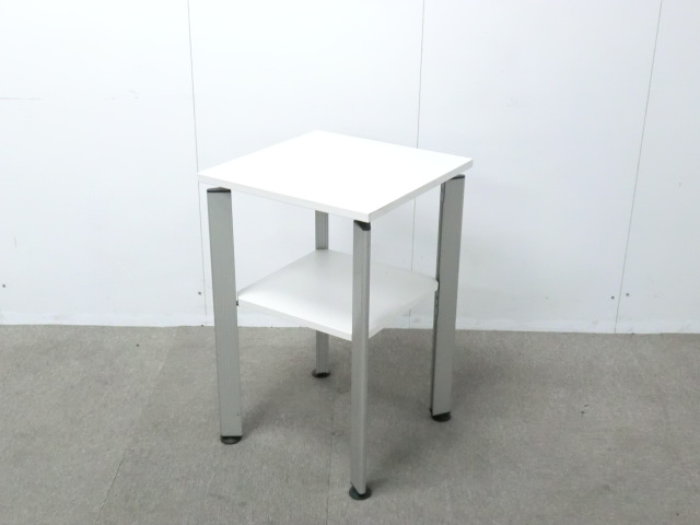 イトーキ / ホワイト / 【中古】 電話台