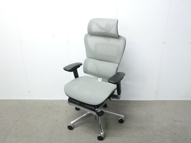 Fos/ COFO / グレー / 【中古】 OAチェア肘有