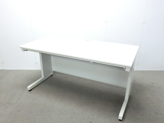 プラス / LEED / ホワイト / 【中古】 平デスク
