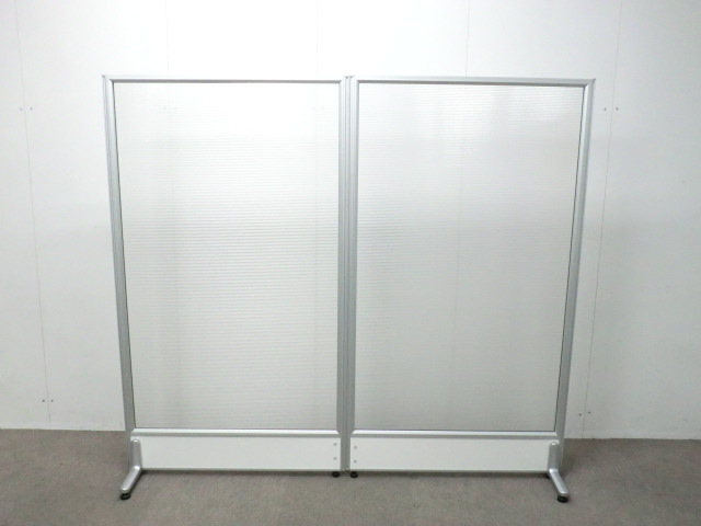 2連衝立 / ホワイト / 【中古】