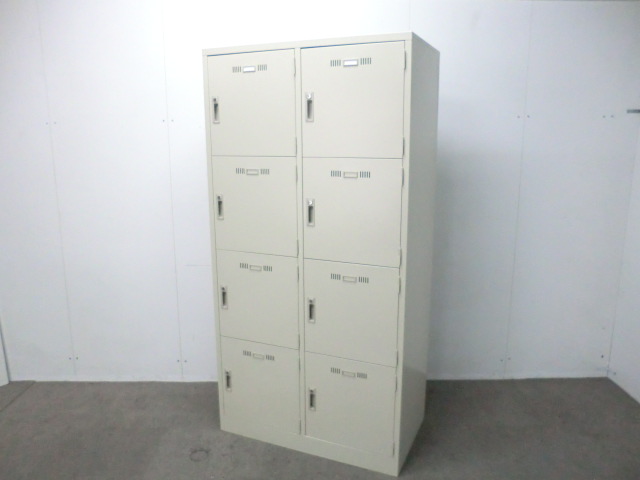 生興 / ニューグレー / 【中古】 8人用ロッカー