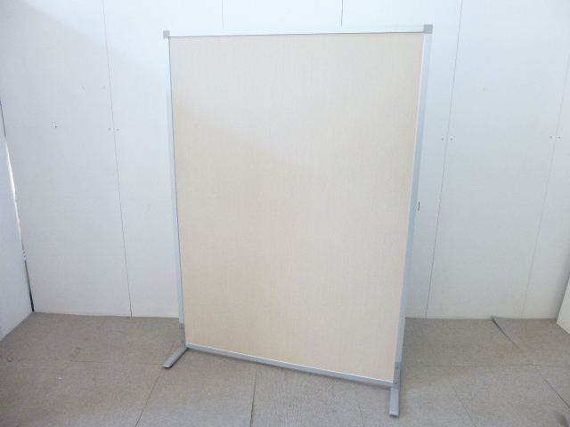 木目調/パーティション/【中古】/衝立