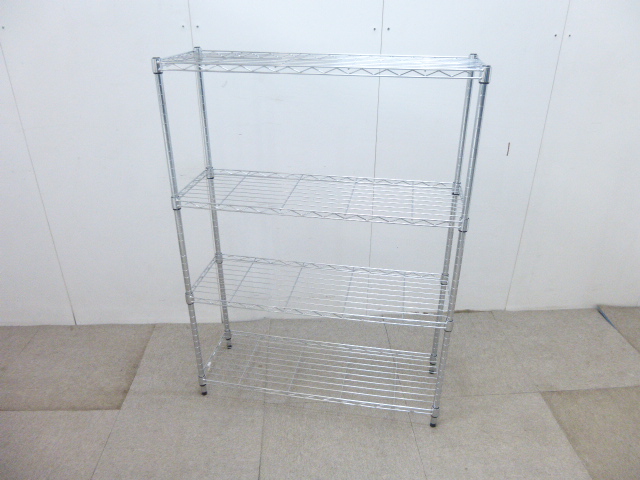 シルバー/メタルラック/【中古】