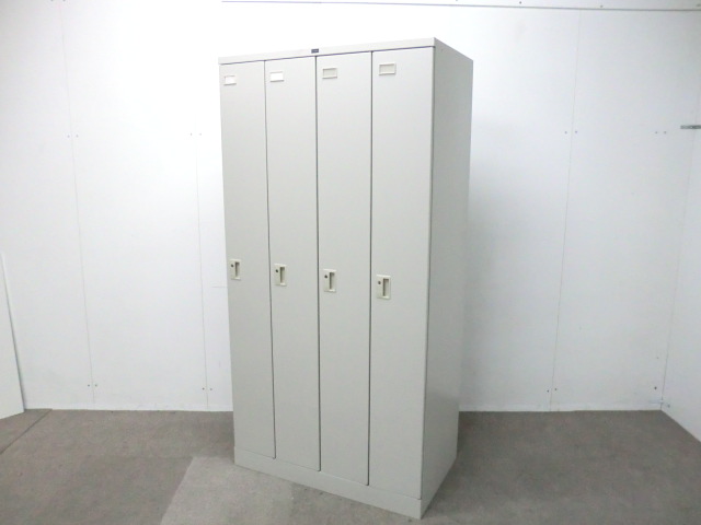 ウチダ / ニューグレー / 【中古】 4人用ロッカー