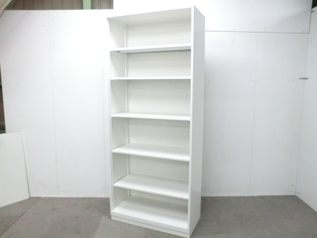 共栄工業 / ホワイト / 【中古】 オープンキャビネット