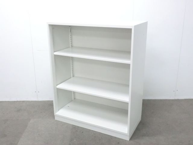 共栄工業 / ホワイト / 【中古】 オープンキャビネット