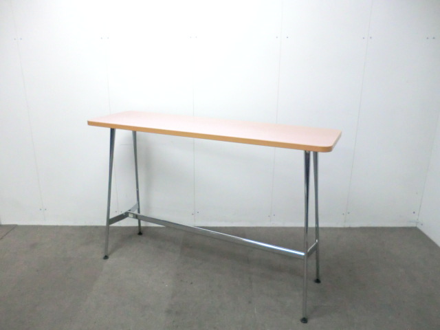 コクヨ / 木目調 / 【中古】 カウンターテーブル