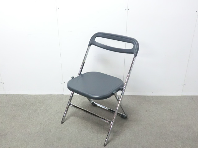 サンワサプライ / ブラック / 【中古】 折り畳み椅子