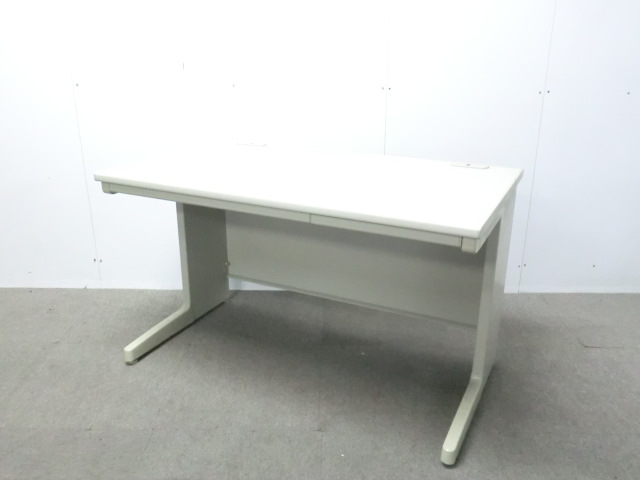 ライオン / ニューグレー / 【中古】 平デスク