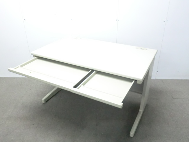 ライオン / ニューグレー / 【中古】 平デスク