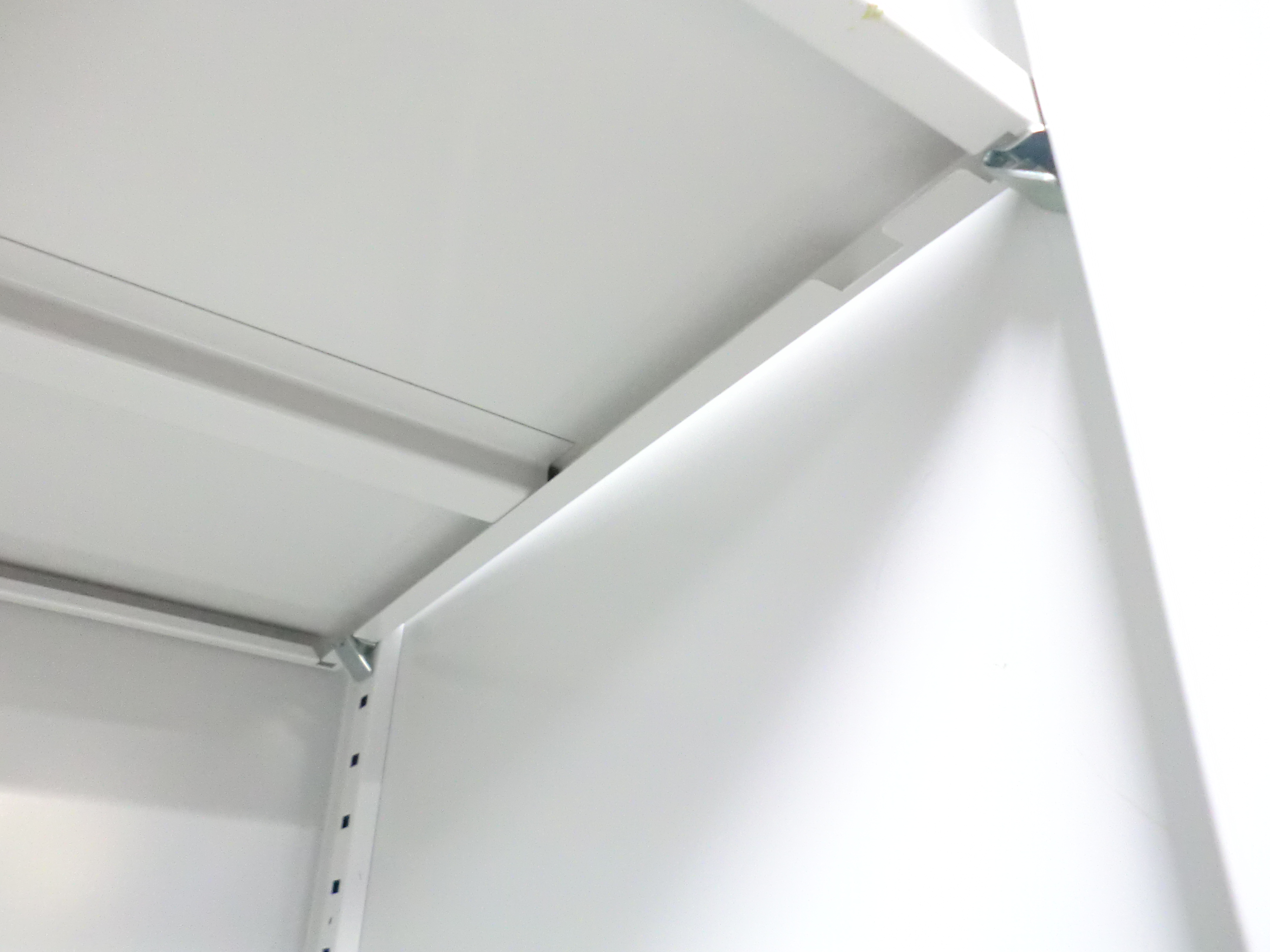 ウチダ/SU-2/ ニューグレー / 【中古】 上下連結書庫