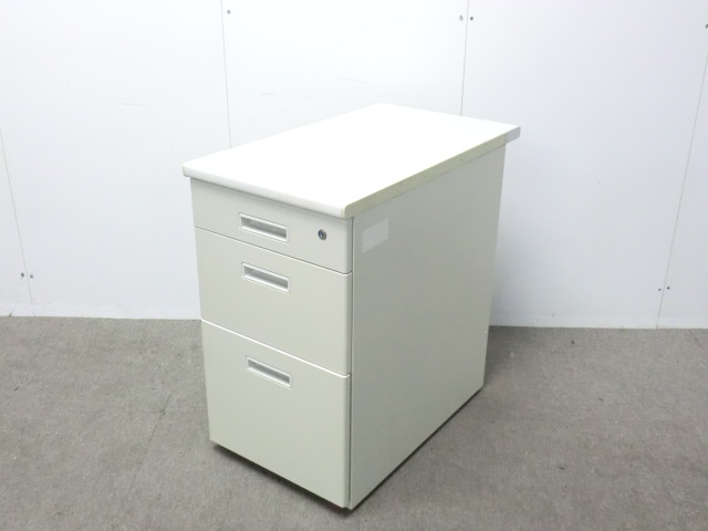 TOYOSTEEL / ホワイト / 【中古】 ３段脇机