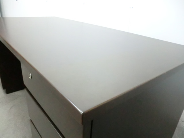 イトーキ / 木目調 / 【中古】 役員デスク