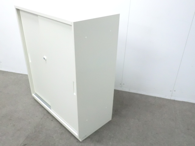 イトーキ / ホワイト / 【中古】 引違い書庫