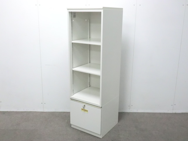 イトーキ / シンライン / ホワイト / 【中古】上下連結