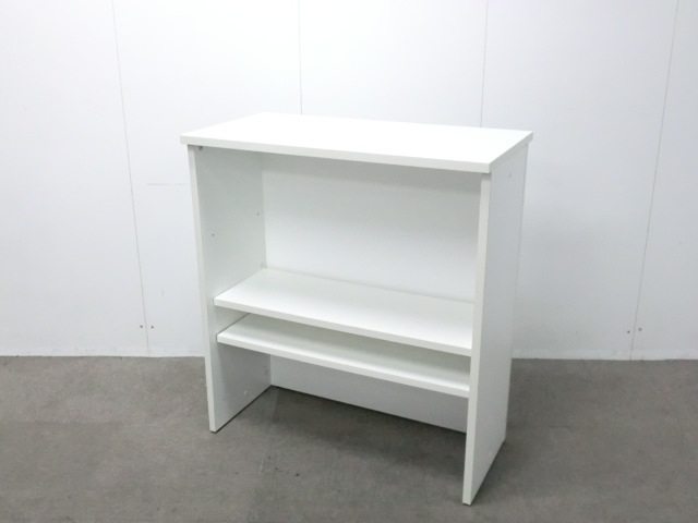 イトーキ / ホワイト / 【中古】 ハイカウンター