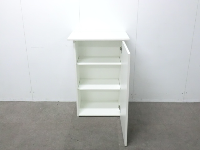 受付台 / ホワイト / 【中古】 木製