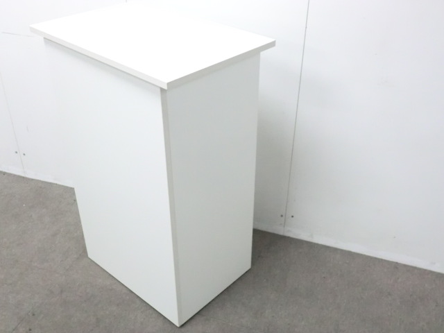 受付台 / ホワイト / 【中古】 木製