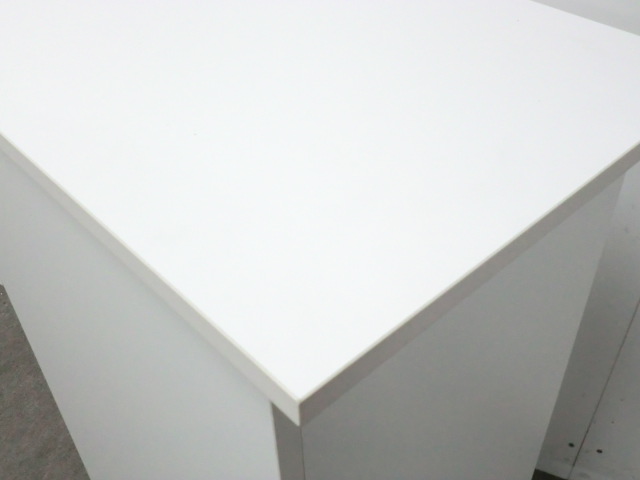 受付台 / ホワイト / 【中古】 木製