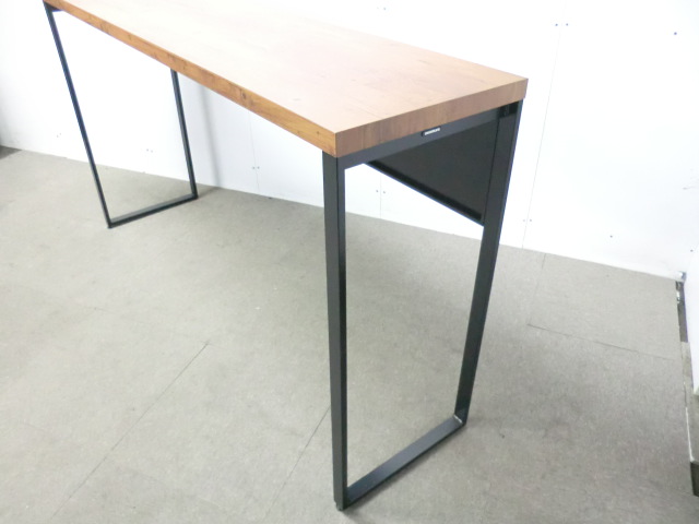 オカムラ/アルトピアッツァ/木目調/【中古】カウンターテーブ