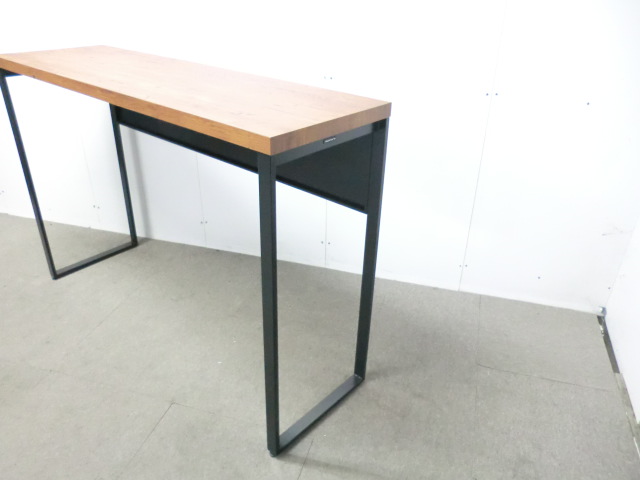 オカムラ/アルトピアッツァ/木目調/【中古】カウンターテーブ